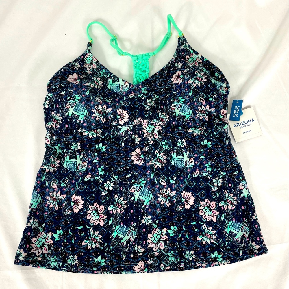 NWT Juniors size Large Arizona Jean co Tankini